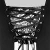 tuduoms Medieval Goth Dress Women's Rennasaince Costume Halloween Party Skull Dress Witch Cosplay Victorian Steampunk Dresses view 4