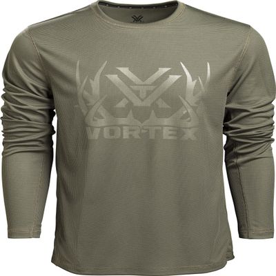 Vortex Optics Full-Tine Performance Grid Shirts (Deep Lichen, Small)