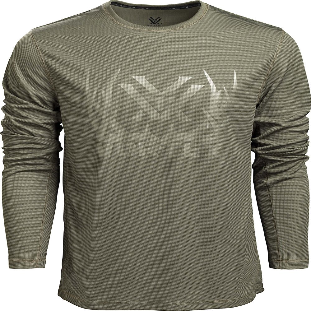 Vortex Optics Full-Tine Performance Grid Shirts (Deep Lichen, Small)
