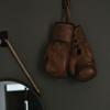 Modest Vintage Player Retro Heritage Brown Leather Boxing Gloves (Lace-Up) view 4