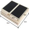Feiyx Slant Board Stovepipe Lacing Board Oblique Pedal Lacing Home Fitness Lacing Bench Stretcher Board Stretcher Easy to Carry,Adjustable Calf Stretcher with Inclined Plate Brace Plate view 3