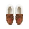 FOCO Women's NCAA College Team Logo Tan Moccasin Slippers, 11-12 view 4