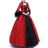 tuduoms Renaissance Dress Women Plus Size Victorian Gothic Long Ball Gown Halloween Cosplay Costumes Medieval Princess Dress Red view 4