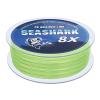 Seashark Braided Fishing Line Color Never Fade 8 Strands Super Strong PE Fishing Line (Fluorescent Green, 15lb 0.16mm-100m/109Yards) view 1