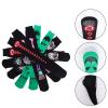 Stockings for Dress- Up 4 Pairs High Long Stockings Over Knee Socks Skull Bloody Spider Web Pattern Socks Halloween Cosplay Costume Stockings for Halloween Party Favors Gifts view 4
