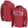 47 Men's Cardinal Arizona Cardinals Field Franklin Hooded Long Sleeve T-Shirt view 1