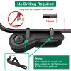 LEAPGOMAX No Drilling Golf Cart Armrest with Cup Holder Phone Bag Golf Tree Holder for Rear Seat, Triangle Support Frame Fits 1" Side Square Tube EZGO Club Car DS Precedent Yamaha Golf Carts Arm Rest view 4