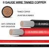 Trolling Motor Battery Cable Extension Wire Kit-6 Feet 8 Gauge Wire for Extending Battery Cable to Trolling Motor,Fits Marine Fishing Boat view 2
