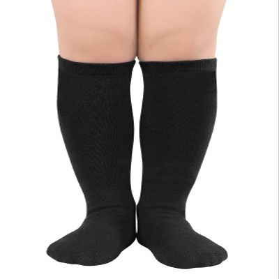 Century Star Black Toddler Soccer Socks Cotton Long Socks for Kids Boys Girls Baseball Socks 1 Pair Black 1-3T