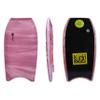 ATUNAS Body Boards, 33"-43" Bodyboard for Beach with Wrist Leash, Solid PE/EVA Closed-Cell Waterproof Foam, Surfing for Kids and Adults (Marble Pink, 40 inch) view 1
