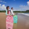 ATUNAS Body Boards, 33"-43" Bodyboard for Beach with Wrist Leash, Solid PE/EVA Closed-Cell Waterproof Foam, Surfing for Kids and Adults (Marble Pink, 40 inch) view 3