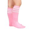 Century Star Girls Soccer Socks Boys Kids Cotton Long Socks Youth Pink Softball Socks 1 Pair Pink White 1-3T view 2