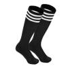 Century Star Toddler Kids Soccer Socks Youth Soccer Socks Boys Girls Cotton Socks Long Socks for Girls1 Pair Black White 6-9 Years view 1