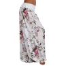 DGHM-JLMY Women's Printed Wide Leg Pleated Harem Casual Yoga Loose Hippy Pants Fashion Hippie Tie dye Baggy Harem Trouser (White,Small,5,OZ) view 2