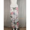 DGHM-JLMY Women's Printed Wide Leg Pleated Harem Casual Yoga Loose Hippy Pants Fashion Hippie Tie dye Baggy Harem Trouser (White,Small,5,OZ) view 3