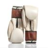 Modest Vintage Player PRO Cream/Brown Leather Boxing Gloves (Strap-Up) view 2