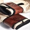 Modest Vintage Player PRO Cream/Brown Leather Boxing Gloves (Strap-Up) view 3