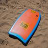 ATUNAS Body Boards, 33"-43" Bodyboard for Beach with Wrist Leash, Solid PE/EVA Closed-Cell Waterproof Foam, Surfing for Kids and Adults (Blue/Orange, 43 inch) view 3