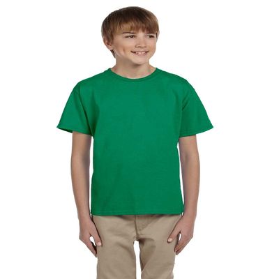 Boys Ultra Cotton Short Sleeve Classic Fit T-Shirt, Kelly Green, Large