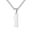 Number Necklace for Men 0-99 Athletes Jersey Number Necklace Stainless Steel Chain 22+2 inch Personalized Number Charm Pendant Inspirational Jewelry Basketball Baseball Football Gift for Men(Silver1) view 1
