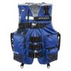 Jet Pilot - L.R.E. Navigator Nylon CGA Utility Vest - Coast Guard Approved Personal Flotation Device - Watesports Safety Vest (S/M, Navy/Gray) view 1