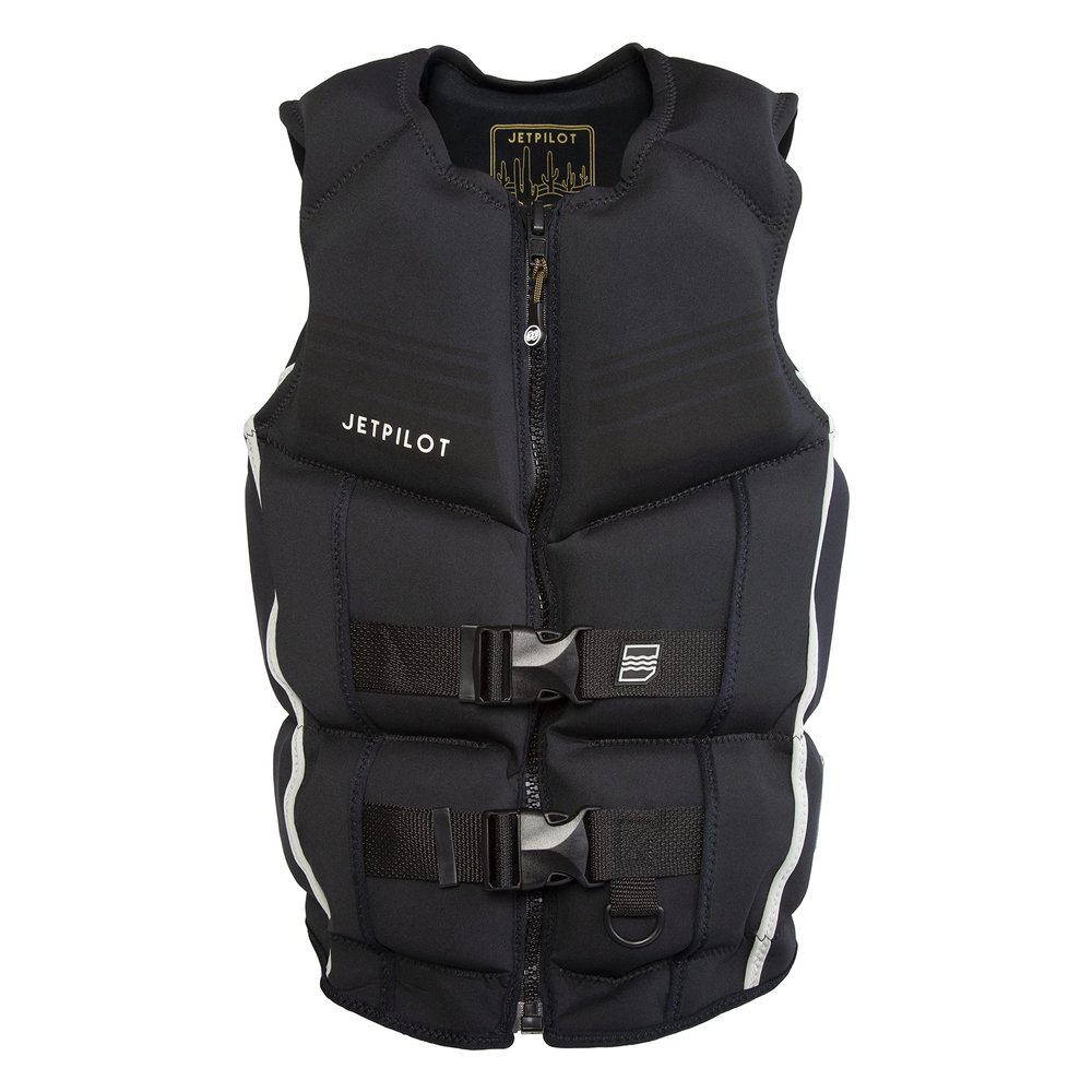 Jet Pilot Shaun Murray CGA Approved Neoprene Vest PFD (Black, Small)