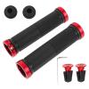 1set Mountain Bike Grips Lightweight Handlebar Lock Nonslip Shockproof Design for Comfortable Cycling for Rides Road Mountain