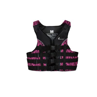 Life Jacket Adult Professional Safety Life Vest with Adjustable Safety Strap and Zipper Breathable and Lightweight Swim Vest