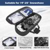 DSLEAF Snow Shoes Bag for 19-25 Snowshoes, Snowshoes Backpack with Pockets for A Pair of Poles and Other Accessories, Easy to Carry with Shoulder Strap and Handle, Bag Only view 2