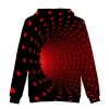 Ymosrh Halloween Hoodies Unisex, Fashion for Men Big and Tall Hoodie Plain Hoodies Pack Men's Casual 3D Printed Long Sleeve O Neck Sweater Pullover Loose Hoodie Top Sweatshirt Mens (S, Red-B) view 4