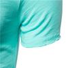 Summer V-Neck T-Shirt Men Combed Cotton Short Sleeve T Shirt Men's Fitness Undershirt Tops White L view 2