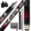 CUEELF Pool Cue Stick 58inch Hardwood Maple Pool Cue Billiard Table Stick 13mm Tip Billiard House Bar Pool Cue view 1