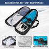 DSLEAF 25-30 Snow Shoes Bag, Snowshoes Backpack with Pockets, Bag Only view 2