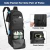 DSLEAF 25-30 Snow Shoes Bag, Snowshoes Backpack with Pockets, Bag Only view 3