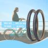 MOHEGIA 26 Inch Cruiser Bike Tires Replacement Set with 2 Pack 26x2.125 Inch Folding Bicycle Tires,Tubes and Tire Levers for Beach Cruiser City Bikes/Brown Side Wall view 3