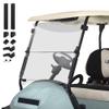 10L0L Golf Cart Windshield for Club Car Precedent 2004-Up, Tempo, 2017-Up Onward, Clear/Tinted Fold Down Club Car Windshield Anti-UV Impact Resistant, HD View, 37.5"W X 33.6"H view 1