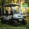 10L0L Golf Cart Windshield for Club Car Precedent 2004-Up, Tempo, 2017-Up Onward, Clear/Tinted Fold Down Club Car Windshield Anti-UV Impact Resistant, HD View, 37.5"W X 33.6"H view 2
