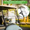 10L0L Golf Cart Windshield for Club Car Precedent 2004-Up, Tempo, 2017-Up Onward, Clear/Tinted Fold Down Club Car Windshield Anti-UV Impact Resistant, HD View, 37.5"W X 33.6"H view 3