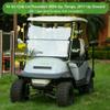 10L0L Golf Cart Windshield for Club Car Precedent 2004-Up, Tempo, 2017-Up Onward, Clear/Tinted Fold Down Club Car Windshield Anti-UV Impact Resistant, HD View, 37.5"W X 33.6"H view 4
