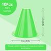 10Pcs Soccer Cones, 3.35 inch PE Training Cones Field Marker Agility Cones Football Barriers for Outdoor Activity Practice Equipment view 2