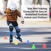 10Pcs Soccer Cones, 3.35 inch PE Training Cones Field Marker Agility Cones Football Barriers for Outdoor Activity Practice Equipment view 3