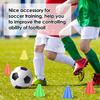 10Pcs Soccer Cones, 3.35 inch PE Training Cones Field Marker Agility Cones Football Barriers for Outdoor Activity Practice Equipment view 4