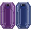 Hand Warmers Rechargeable, Dnaleao 2 Pack 4000mAh Electric Portable Pocket Heater, Heat Therapy Great for Outdoors, Hunting, Golf, Camping, Warm GiftsPurple & Blue view 1