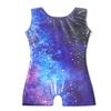 HOZIY Toddler, Little Kid Leotard with Shorts Gymnastics 2-3t 18-24 Months Unitard Blue Galaxy Milky Way Purple Hot Pink Starry Sky Stars Navy Blue Tumbling Outfits Biketard Sparkle view 1