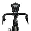 FUUBAMB00 5L Bicycle Bag PVC Waterproof Bike Saddle Bag Cycling Tail Rear Pouch Bag Large Capacity Lightweight Bicycle Accessories,Black,41 * 15 * 11cm view 2