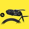 FUUBAMB00 5L Bicycle Bag PVC Waterproof Bike Saddle Bag Cycling Tail Rear Pouch Bag Large Capacity Lightweight Bicycle Accessories,Black,41 * 15 * 11cm view 3