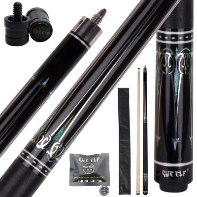 CUEELF Pool Cue Stick 58 inch Hardwood Canadian Maple Professional Billiard Pool Cue Stick with 13mm Tip 19/19.5/20/20.5/21oz Pool Stick