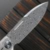Sitivien ST256 Damascus Steel Folding Knife,Damascus Blade with Colorful G10 Handle EDC Knife for Outdoor Camping,Hiking, Fishing(Color)   view 4