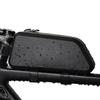 FUUBAMB00 1.2L Bike TopTube Bicycle Bag TPU Waterproof Hard Shell Bike Bag Stable Cycling Frame Bag BikePhone Bag Cycling Accessories,Black,23 * 7 * 10cm view 1