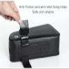 FUUBAMB00 1.2L Bike TopTube Bicycle Bag TPU Waterproof Hard Shell Bike Bag Stable Cycling Frame Bag BikePhone Bag Cycling Accessories,Black,23 * 7 * 10cm view 4